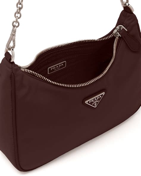 prada re-edition 2005 nylon shoulder bag outfit|Prada 2005 re edition nylon.